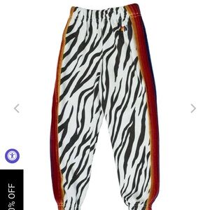 Aviator nation kid zebra pants